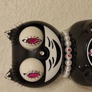 Jeweled Lady Kit-Cat Klock clock SUPER RARE